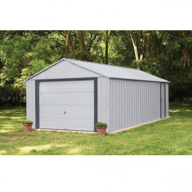 arrow-garage-kit-arrow-murryhill-12-ft-wide-garage-steel-storage-building-prefab-storage-shed-flute-grey-14258940772483.jpg